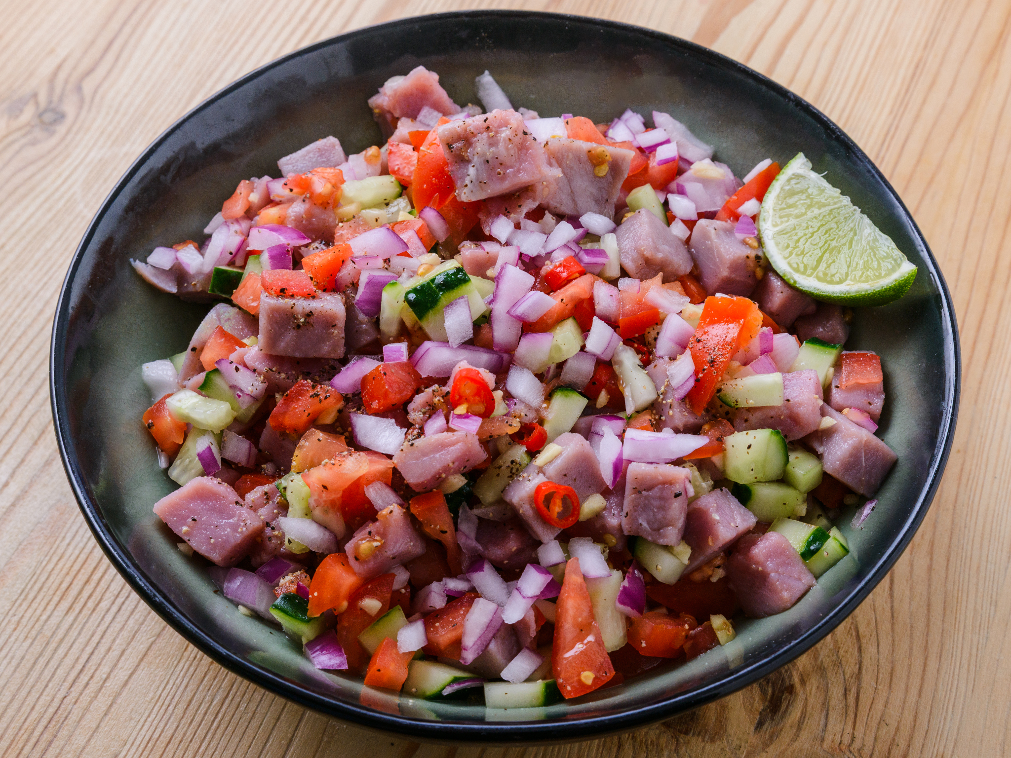 Kinilaw de thon (ceviche philippin)