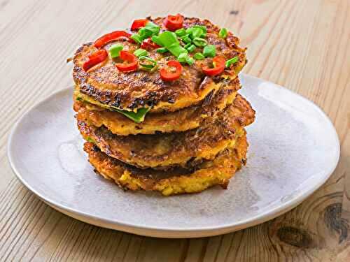 Authentiques Bindaetteok - Galettes coréennes aux haricots mungo
