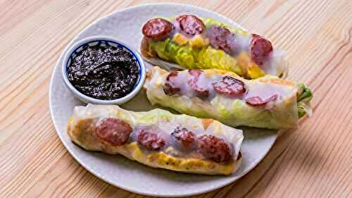 Bò Bía - Rouleaux de printemps aux saucisses chinoises
