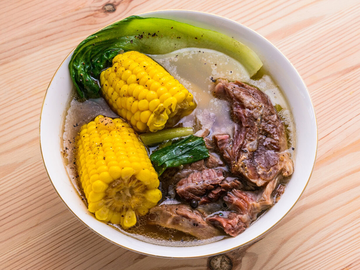 Authentique Bulalo - Bouillon de boeuf philippin