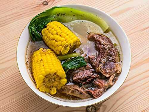 Authentique Bulalo - Bouillon de boeuf philippin