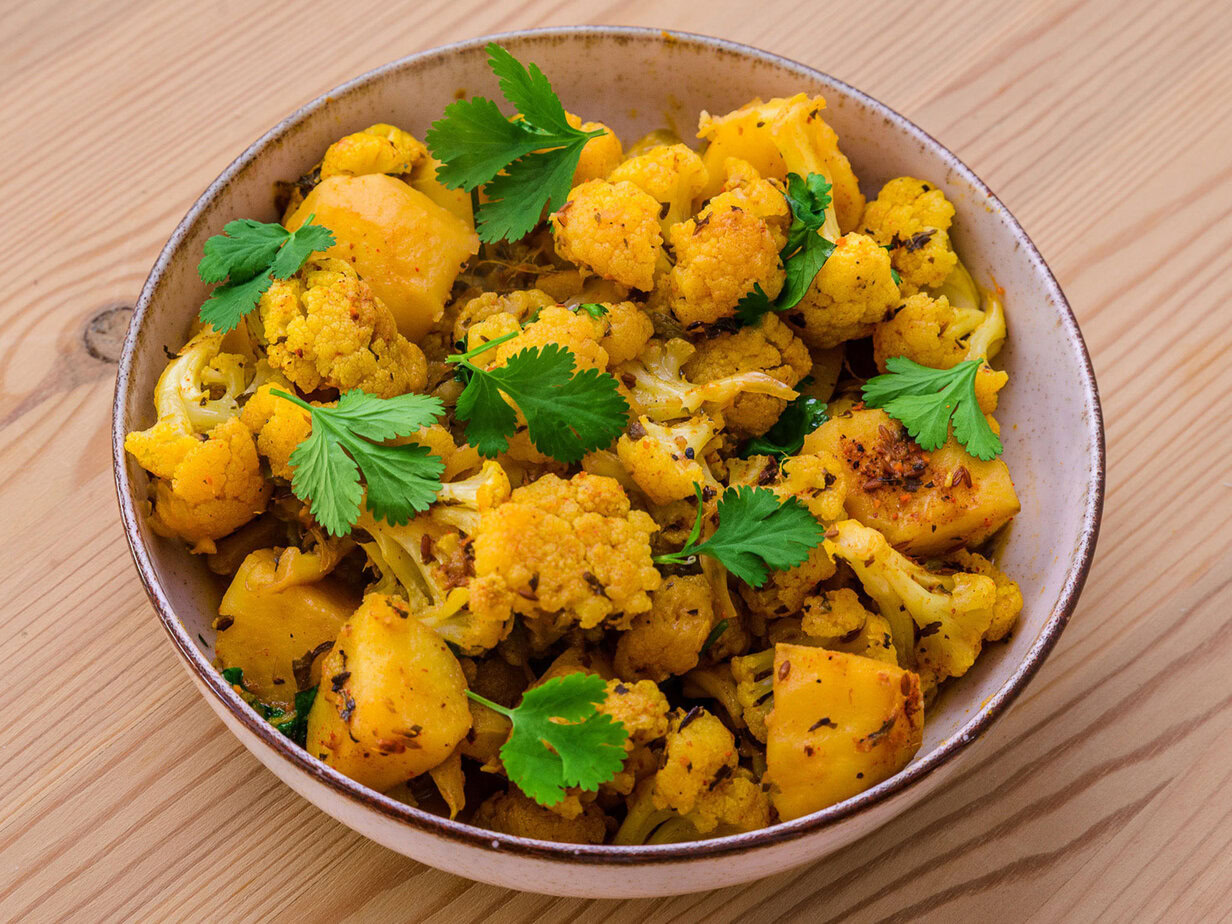 Authentique Aloo Gobi - Curry de Chou-fleur