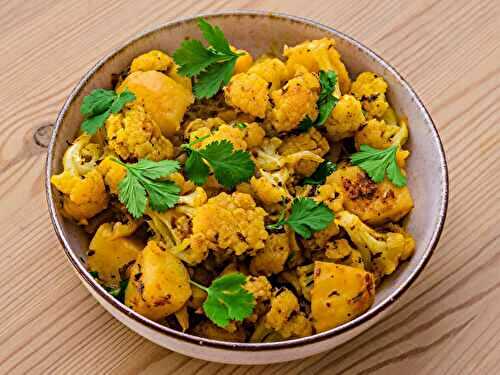 Authentique Aloo Gobi - Curry de Chou-fleur