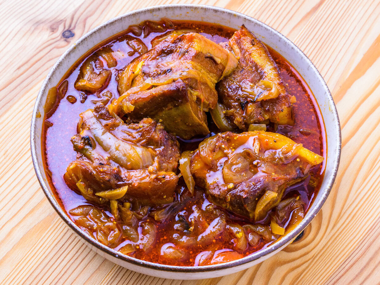 Authentique Vindaloo de porc (Goa)