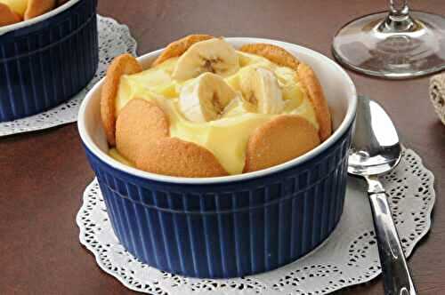 Authentique Banana pudding américain