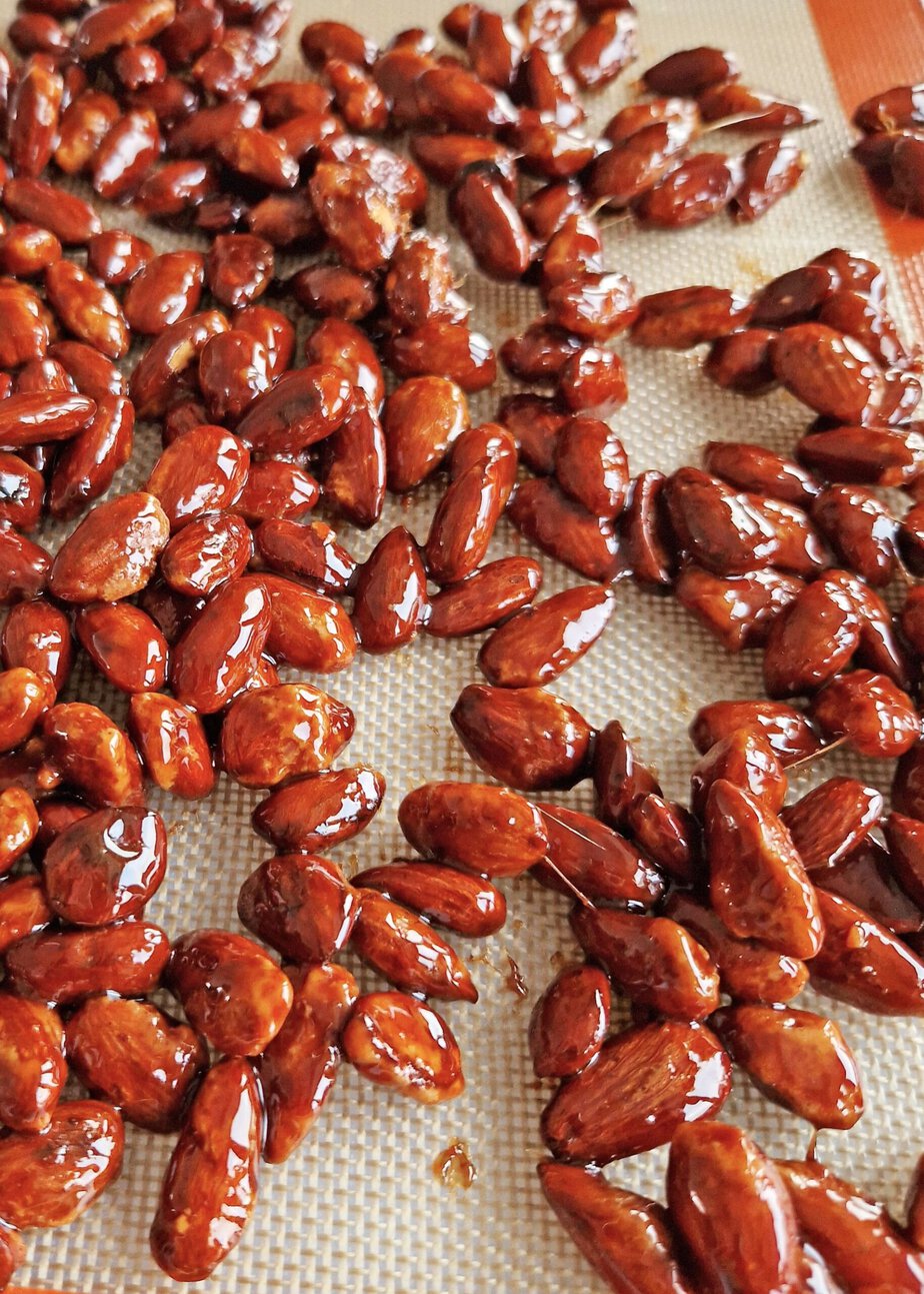 Amandes caramélisées en 3 ingrédients (sans gluten)