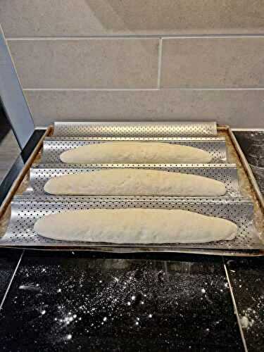 Baguette sans gluten sans pétrissage
