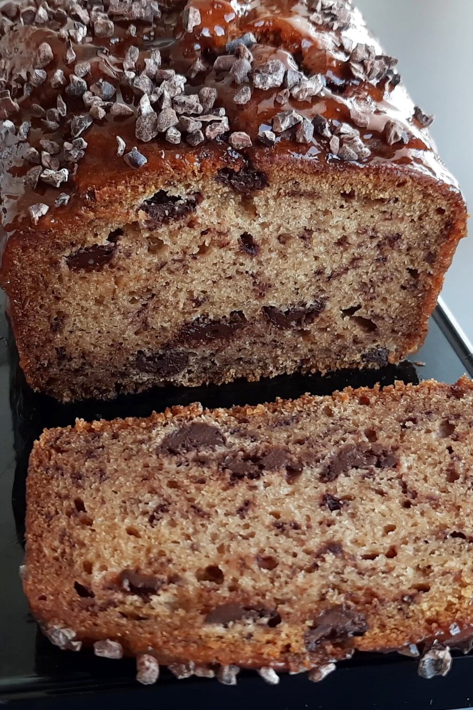 Banana bread chocolat sans gluten