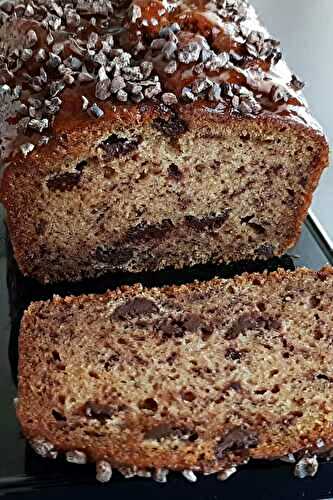 Banana bread chocolat sans gluten