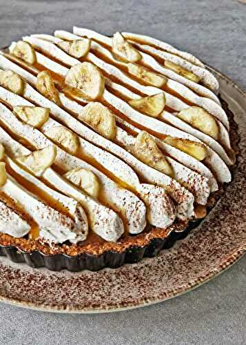 Banoffee pie vegan à la ganache café (sans gluten)