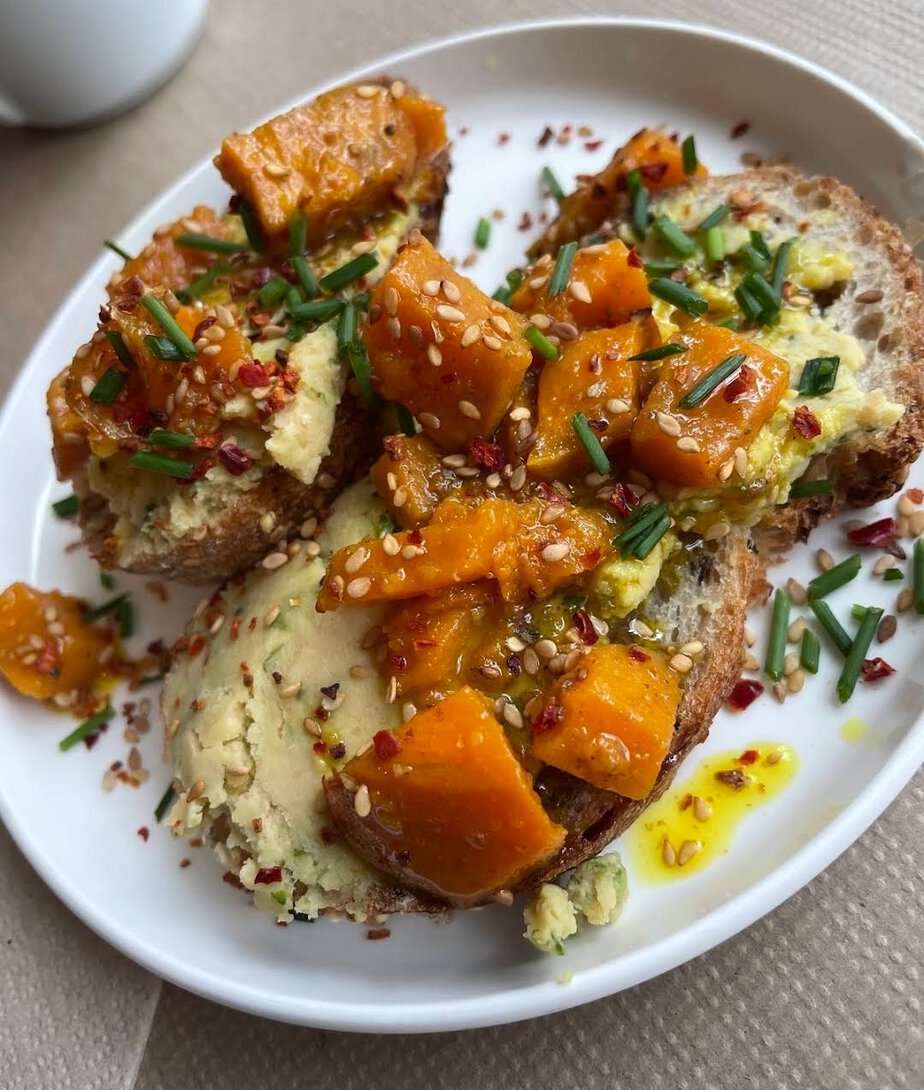 Butternut rôtie au air fryer