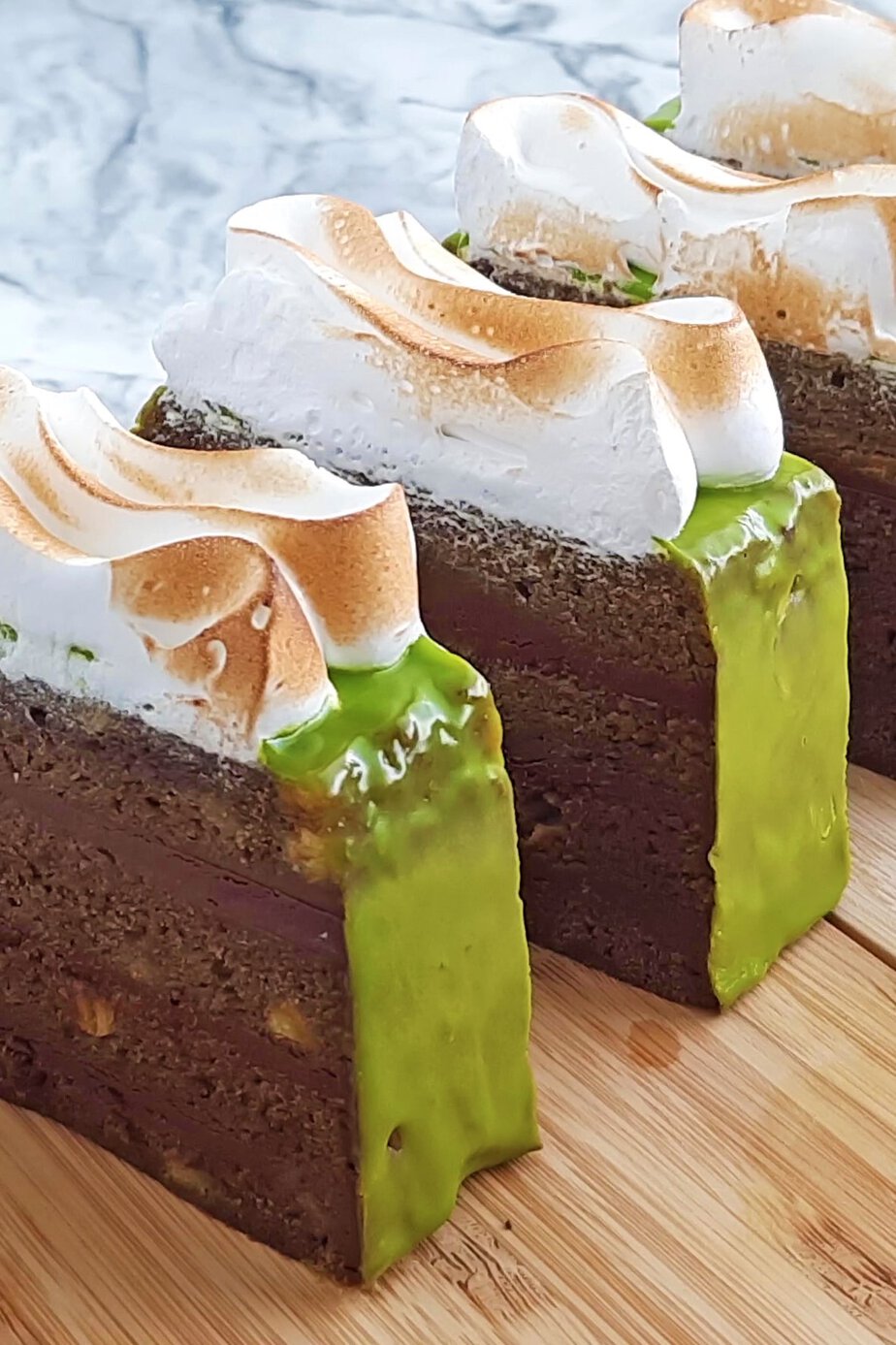 Gâteau banane matcha (sans gluten)