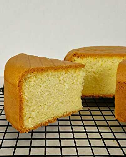 Génoise sans gluten sans gomme, sans lactose