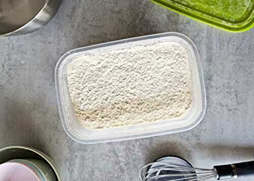 Mélange de farines sans gluten sans gomme, sans tapioca