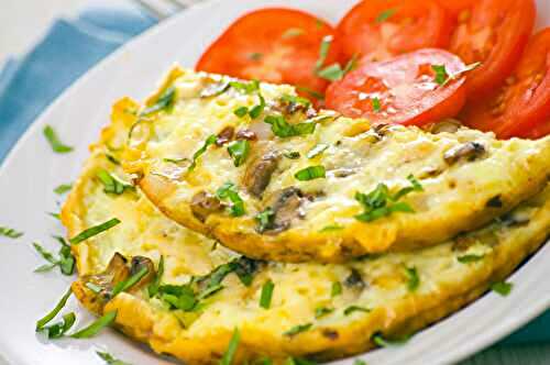 Omelette au air fryer