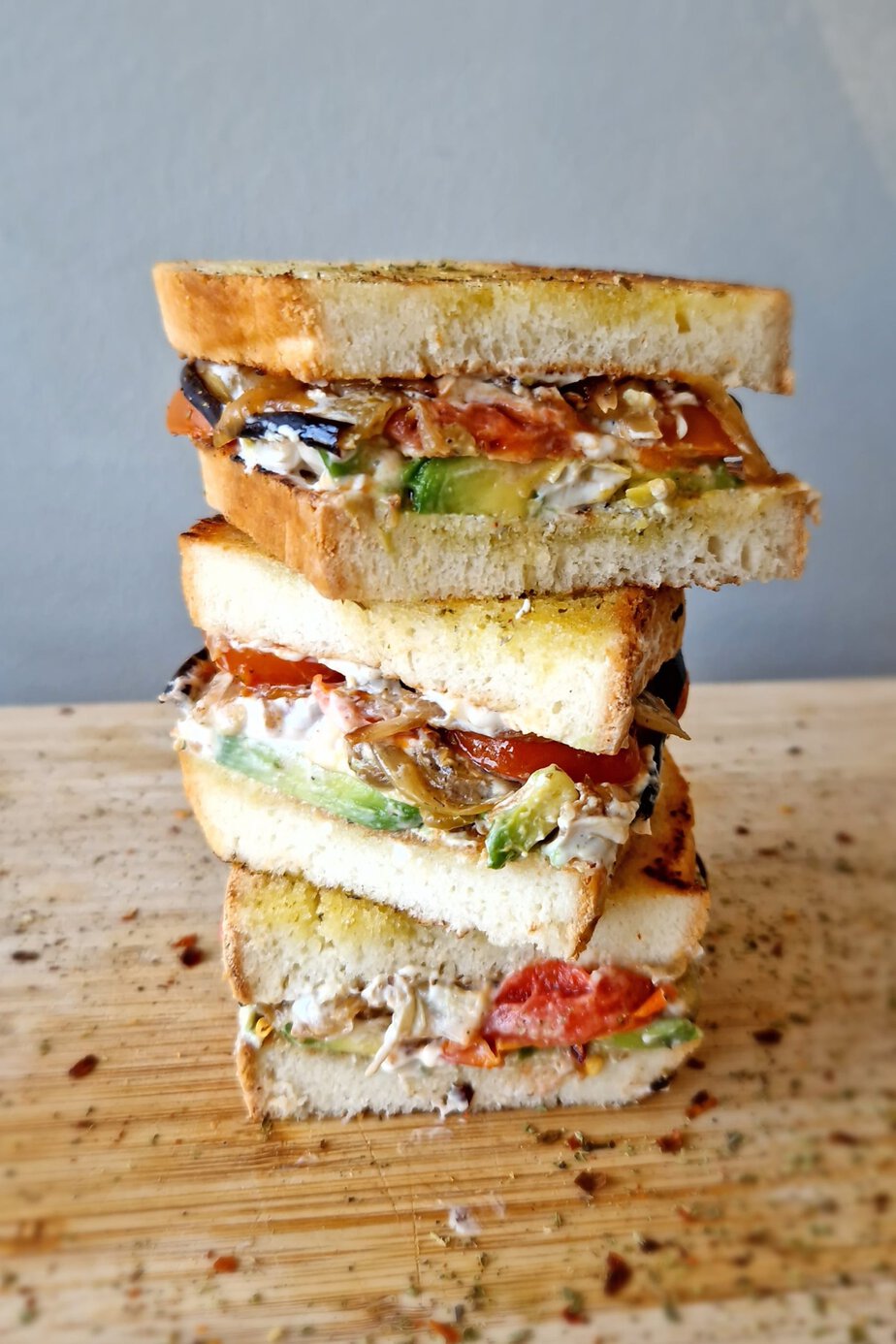 Sandwich végétarien sans gluten