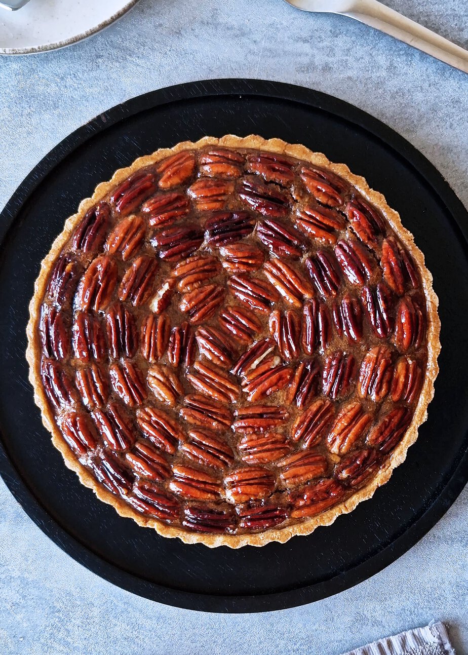 Tarte aux noix de pécan sans sirop de maïs (sans gluten)