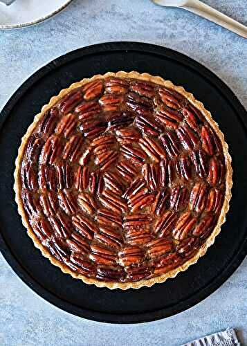 Tarte aux noix de pécan sans sirop de maïs (sans gluten)