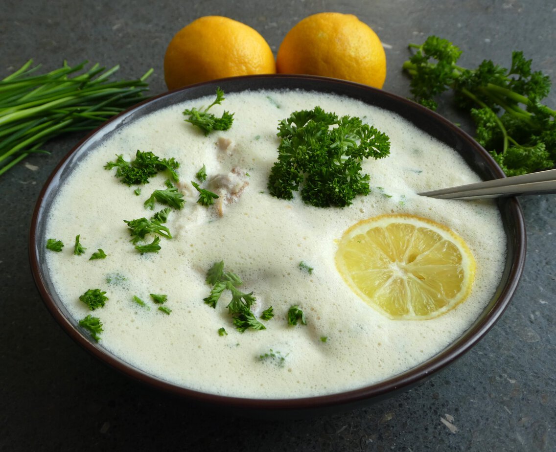 Avgolemono keto (sans riz)