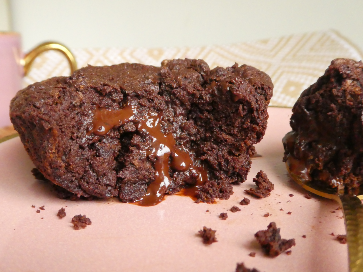 Muffins cœur coulant au chocolat (keto)