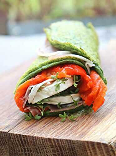 Wrap aux épinards (keto)