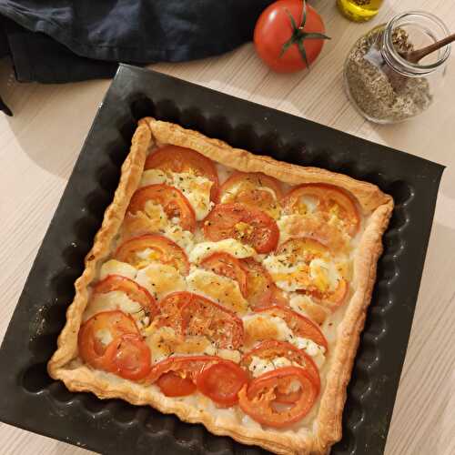 Tarte tomates mozzarella