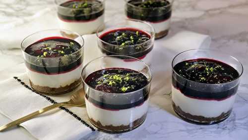 Cheesecakes au skyr en verrines