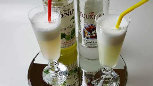 Citron glacé-vodka mousseux - Mariatotal