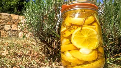 Citrons confits à l’huile
