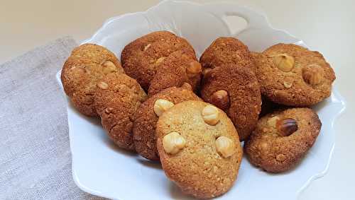 Cookies aux noisettes et amandes