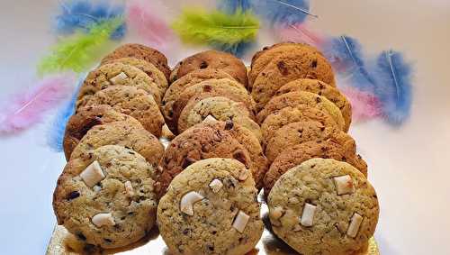 Cookies aux noisettes grillées et chocolat blanc