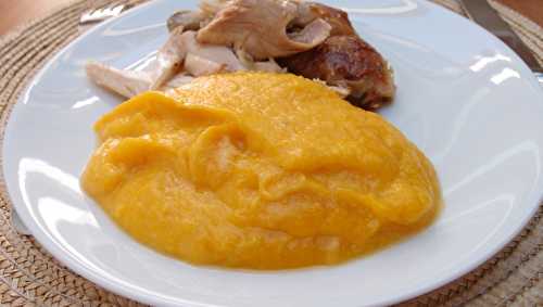 Courge butternut ou doubeurre en purée