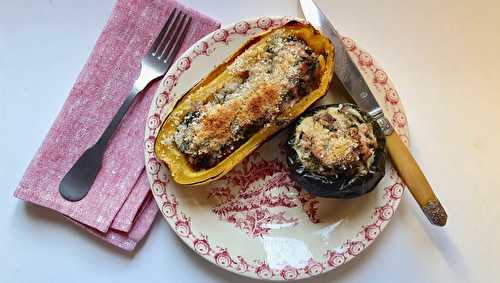 Courge delicata farcie