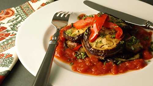 Millefeuille d’aubergine