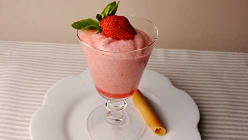 Mousse de fraises