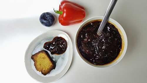 Poivrons confits aux prunes