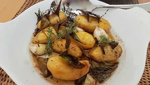 Pommes de terre rôties au laurier