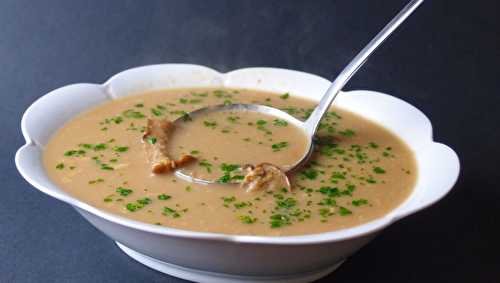 Potage aux cèpes