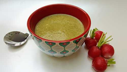 Potage aux fanes de radis