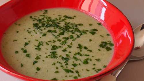 Potage aux poireaux façon vichyssoise