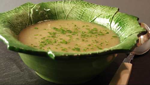 Potage d’aubergine au curry