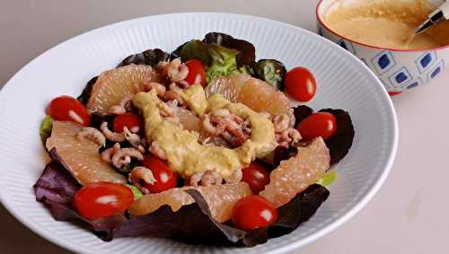 Salade aux crevettes pour un octobre rose léger