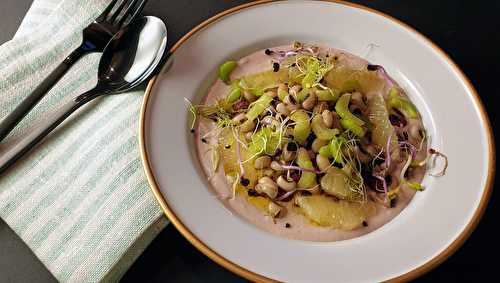 Salade de cornilles et haricots rouges