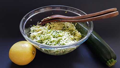 Salade de courgettes