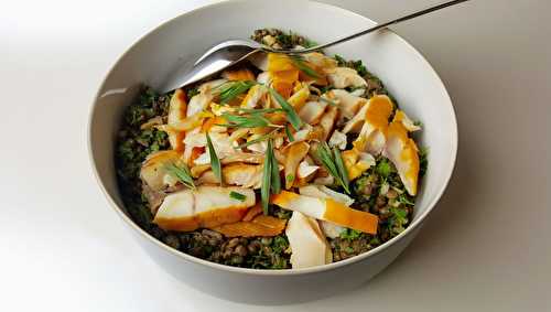 Salade de lentilles au haddock