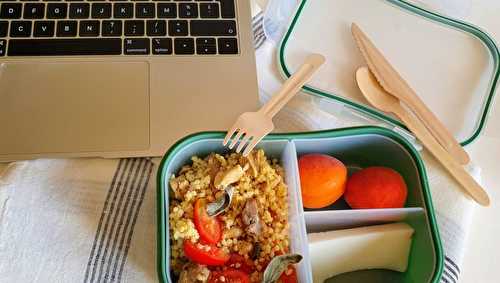 Salade de millet au poulet pour ma lunchbox