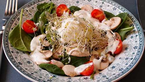 Salade de pousses d’épinards