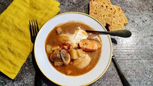 Seafood chowder, chaudrée irlandaise