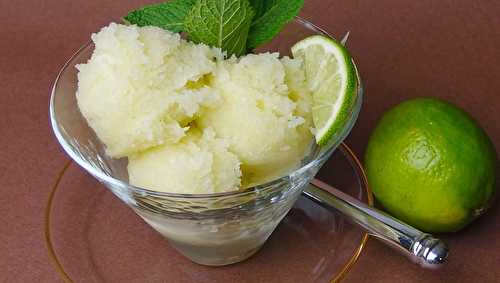 Sorbet au citron vert