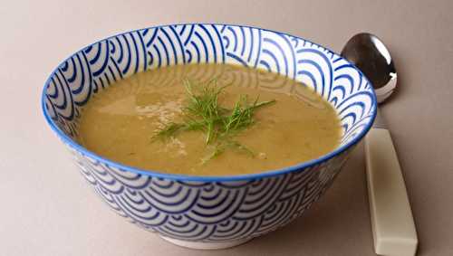 Soupe aux poireaux et fenouil